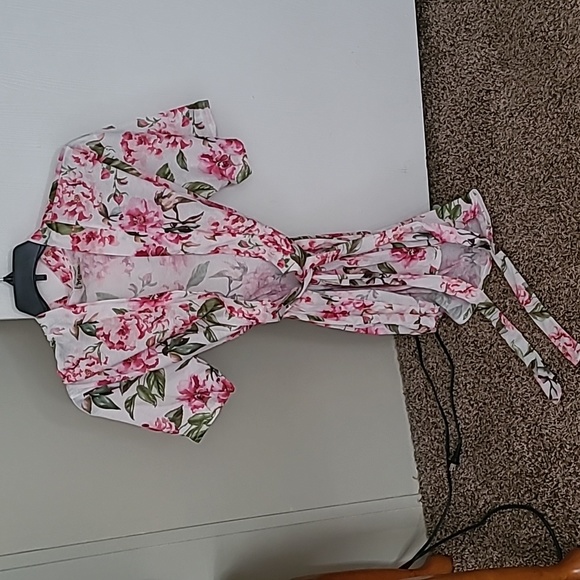 Show Me Your Mumu Garden of Blooms floral robe Like New O/S Brie Robe excellent - Picture 2 of 7
